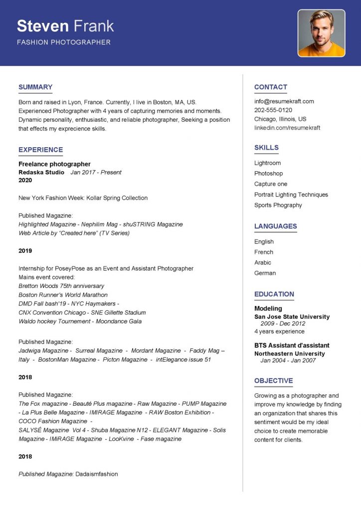 Creative Field Resume Examples Page Of In Resumekraft