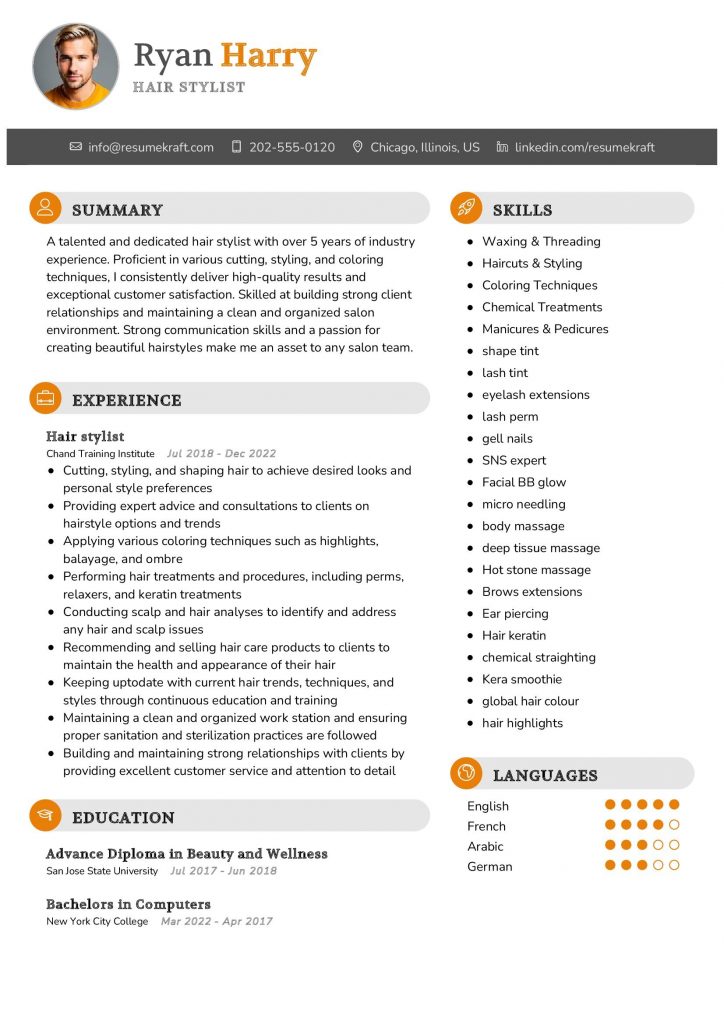 Creative Field Resume Examples Page Of In Resumekraft