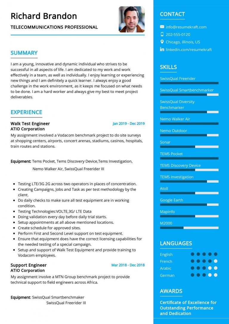 Professional Resume Samples In Resumekraft