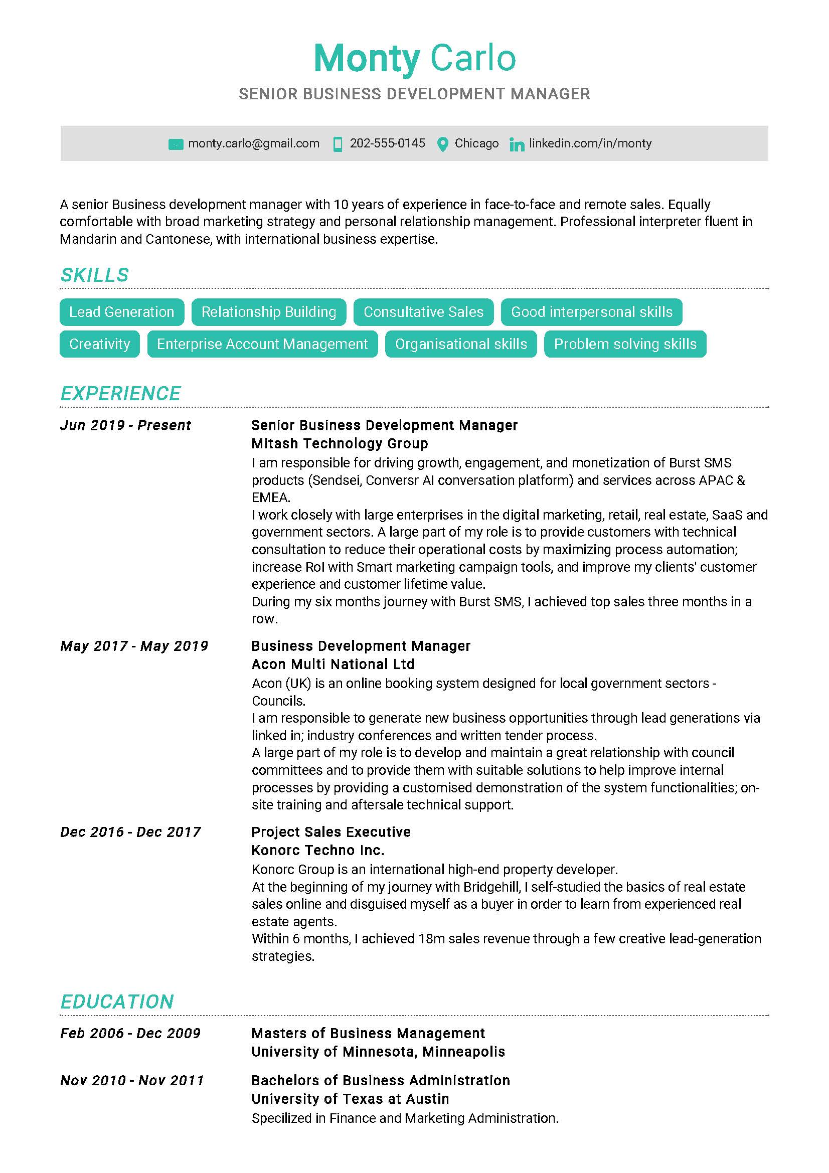 senior-business-development-manager-resume-example-2023-writing-tips-resumekraft