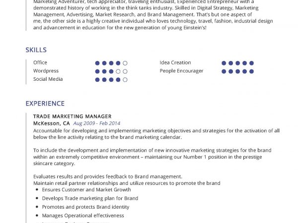 Trade Marketing Manager Resume Example In 2024 Resumekraft 3452