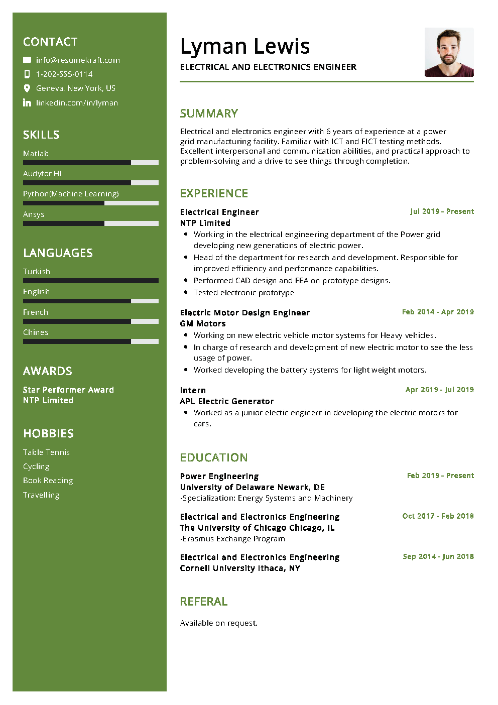 Electrical Engineer Resume Sample | PDF Download - ResumeKraft