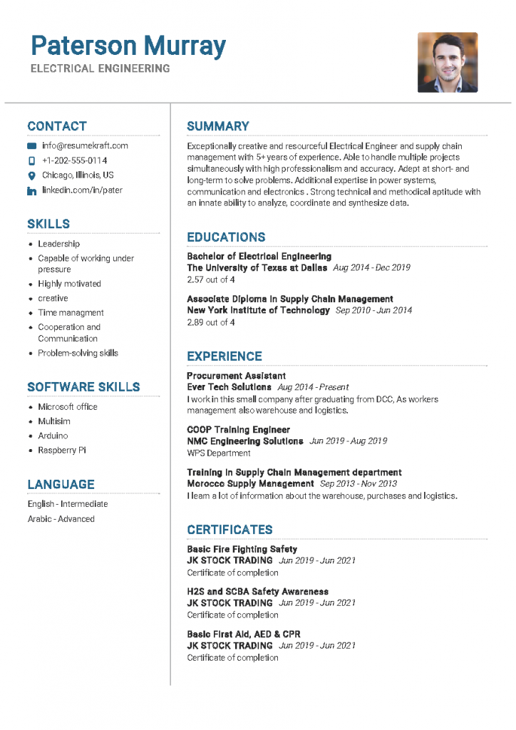 Engineering Resume Examples - Page 6 of 6 2023 - ResumeKraft