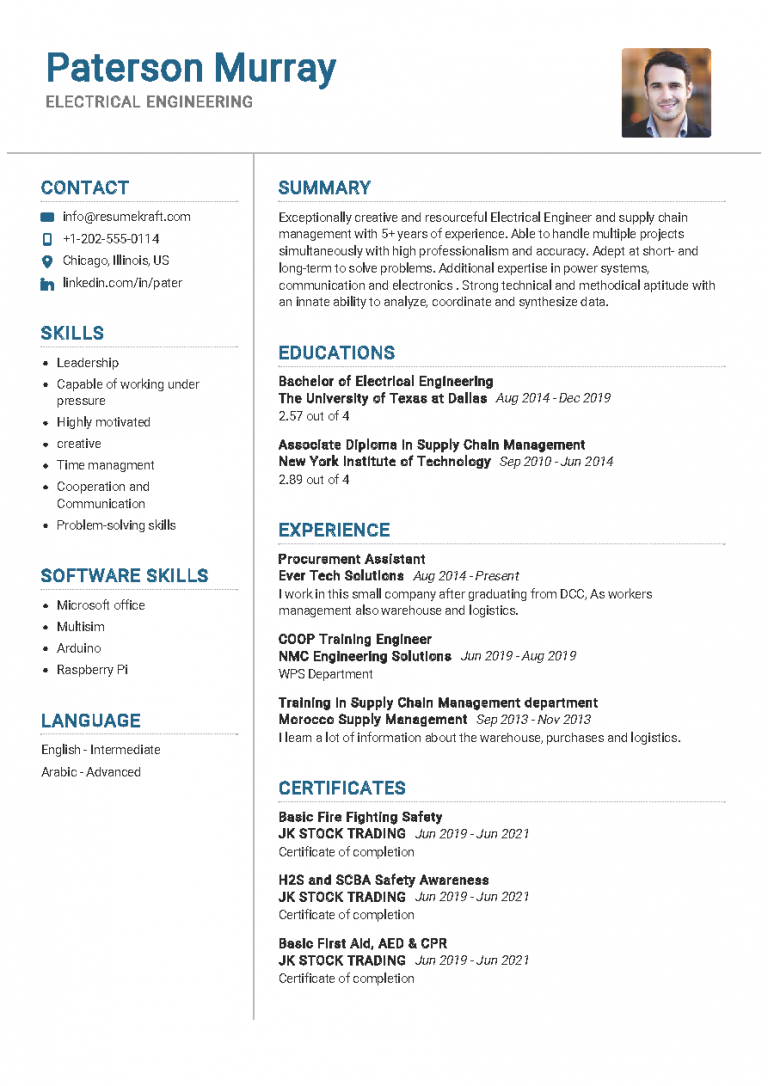 Engineering Resume Examples - Page 6 of 6 2023 - ResumeKraft