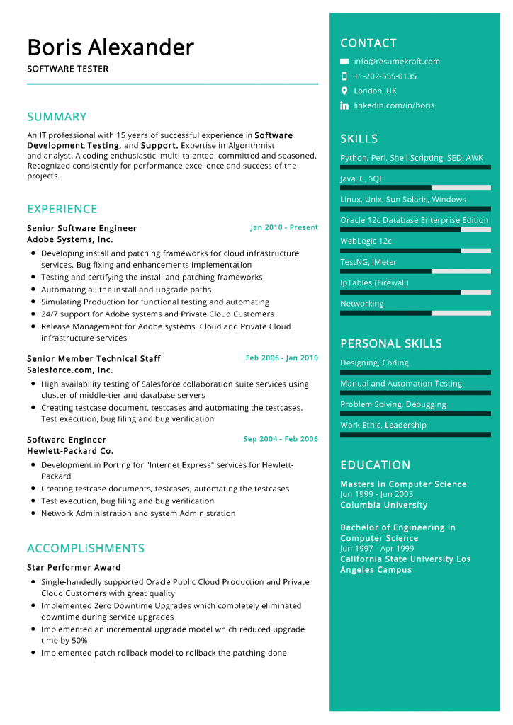 IT Resume Samples - Page 13 of 15 2023 - ResumeKraft