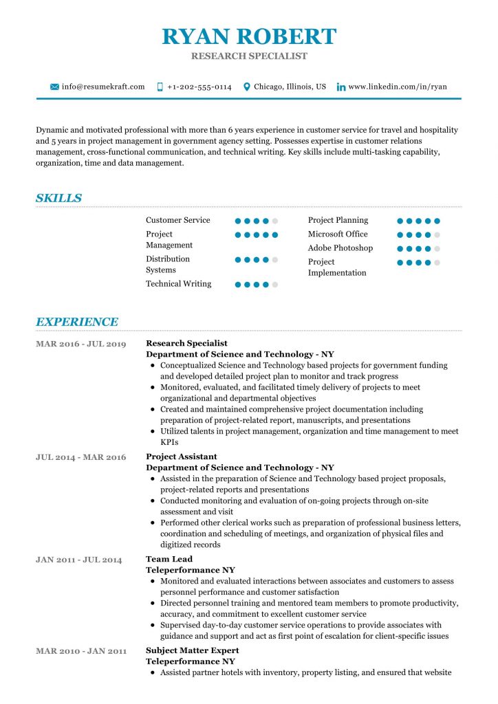 1200+ Professional Resume Samples for 2022 | ResumeKraft