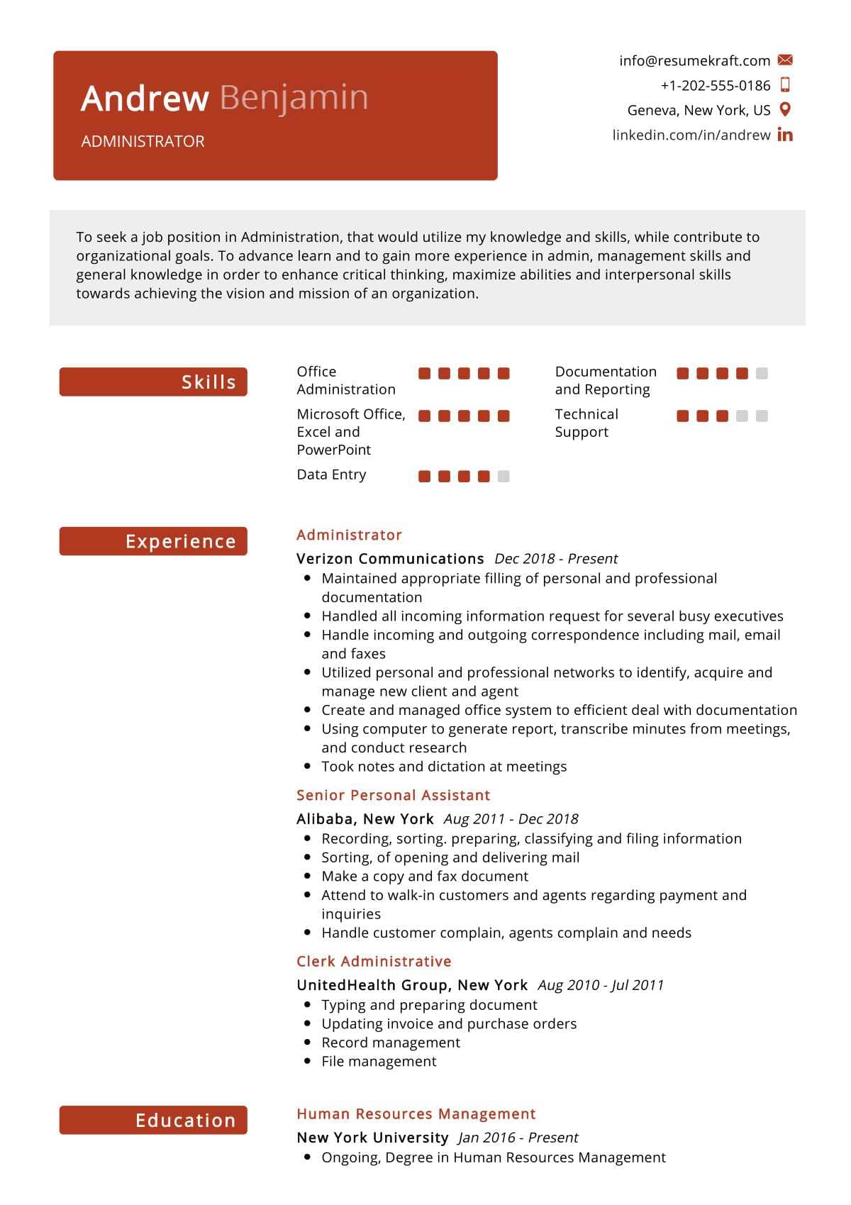 Personal Assistant Resume Sample 2021 Writing Tips Resumekraft