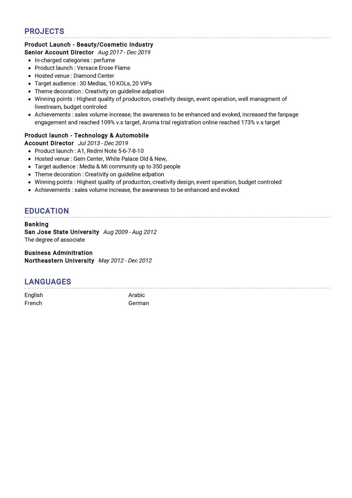 Account Director Resume Sample in 2024 - ResumeKraft