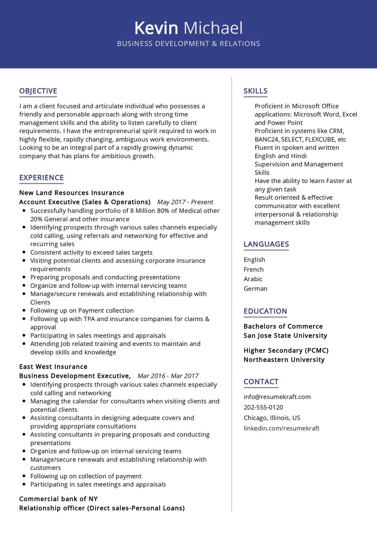 Business Development Manager Resume Sample In 2024 Resumekraft