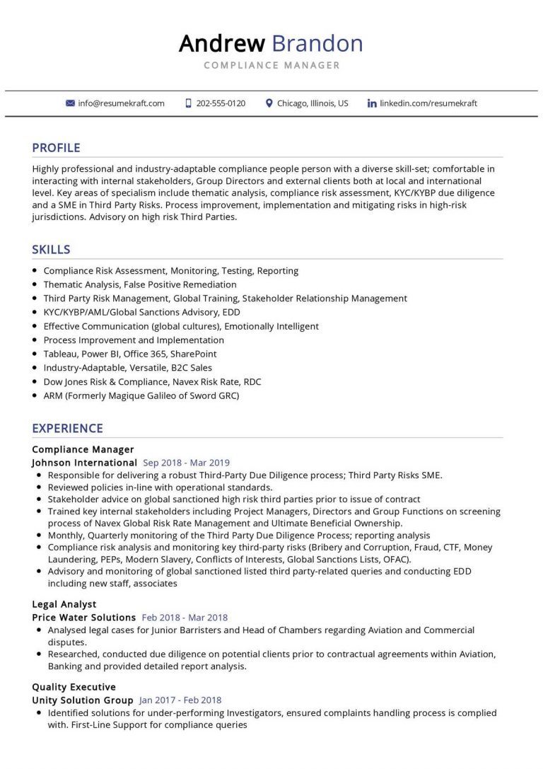 Accounting Finance Resume Samples - Page 3 of 5 2023 - ResumeKraft