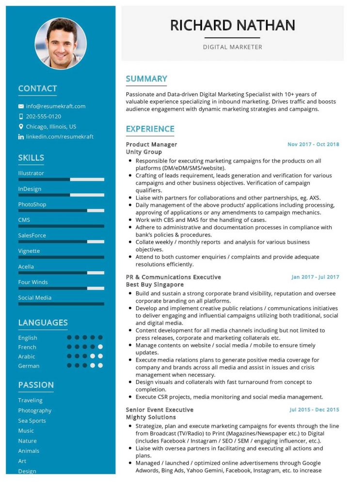 IT Resume Samples - Page 2 of 10 2021 - ResumeKraft