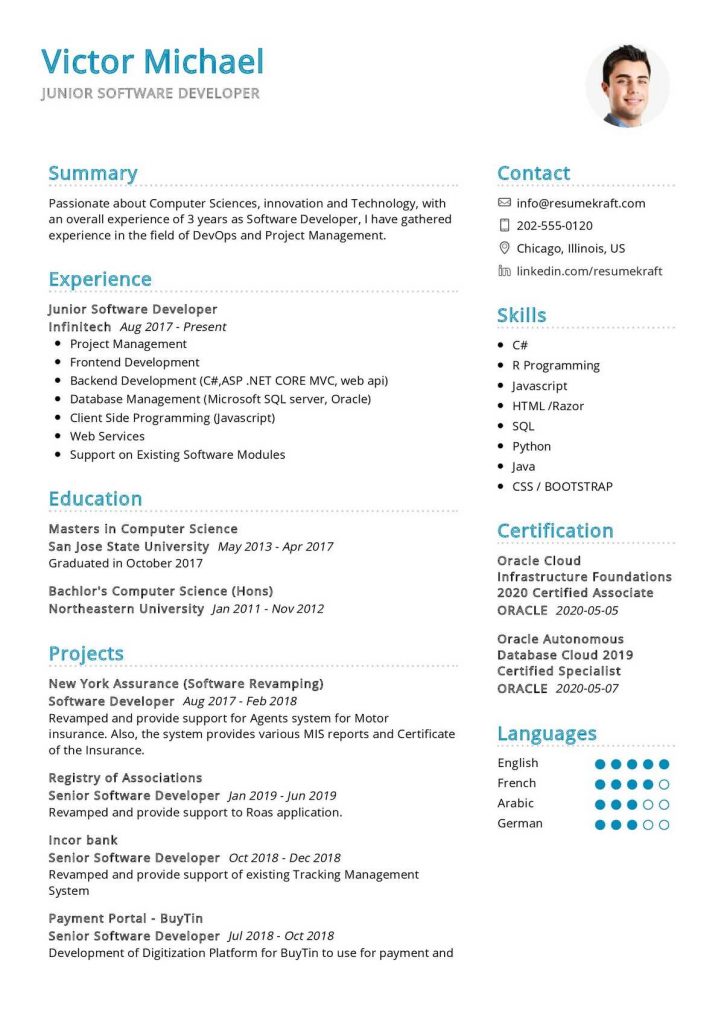 400+ Professional Resume Samples for 2021 | ResumeKraft