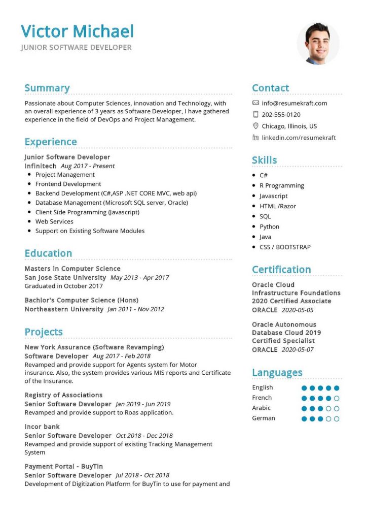 400+ Professional Resume Samples for 2021 ResumeKraft