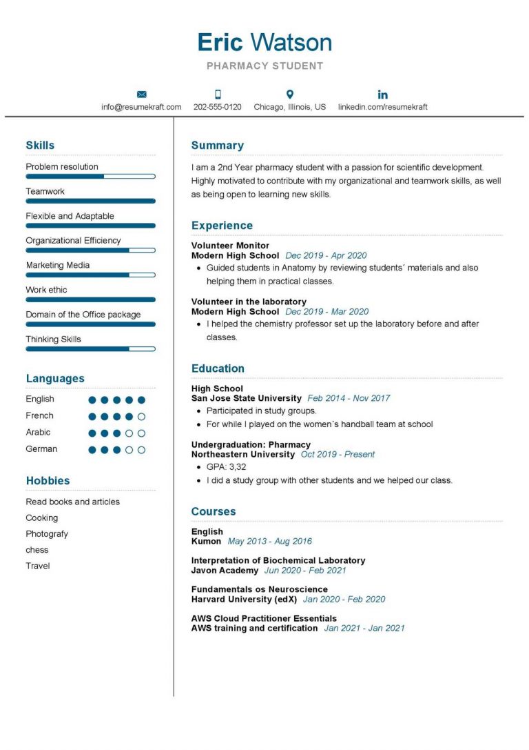 400+ Professional Resume Samples for 2021 | ResumeKraft