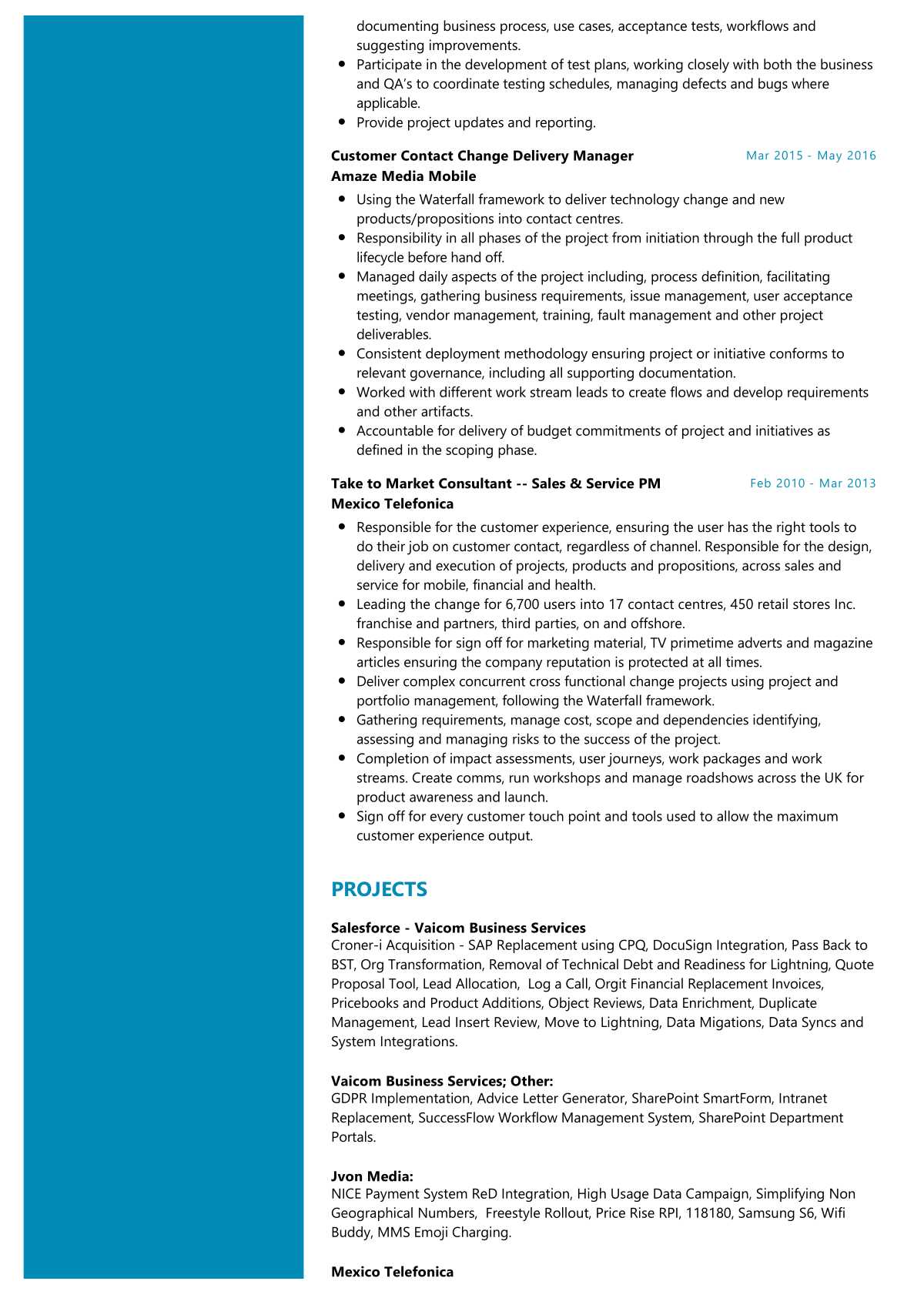 Salesforce CRM Resume Sample 2021 | Writing Tips - ResumeKraft