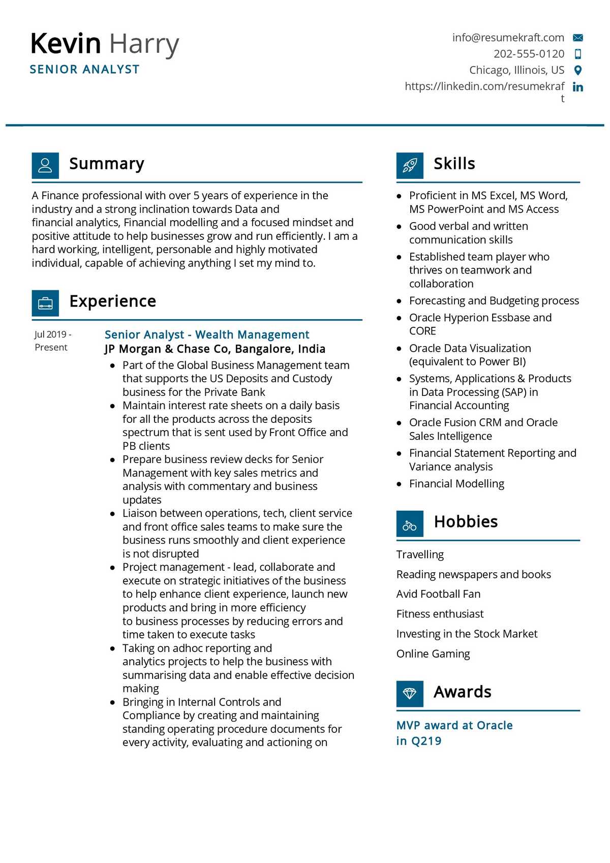 Business Analyst Resume Guide With Examples Samples My XXX Hot Girl   Senior Analyst Resume 1 