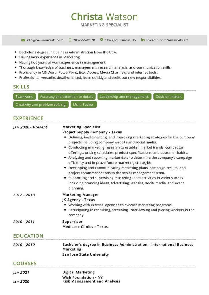 2200+ Professional Resume Samples in 2024 | ResumeKraft