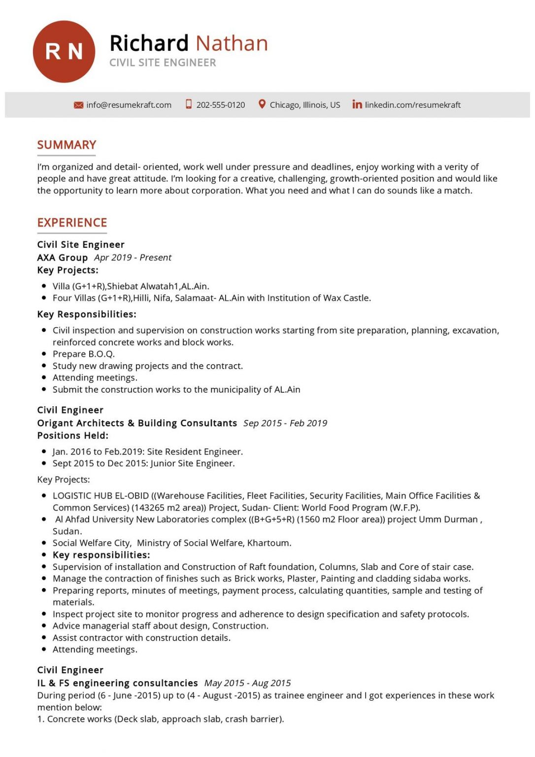 Engineering Resume Examples 2021 - ResumeKraft