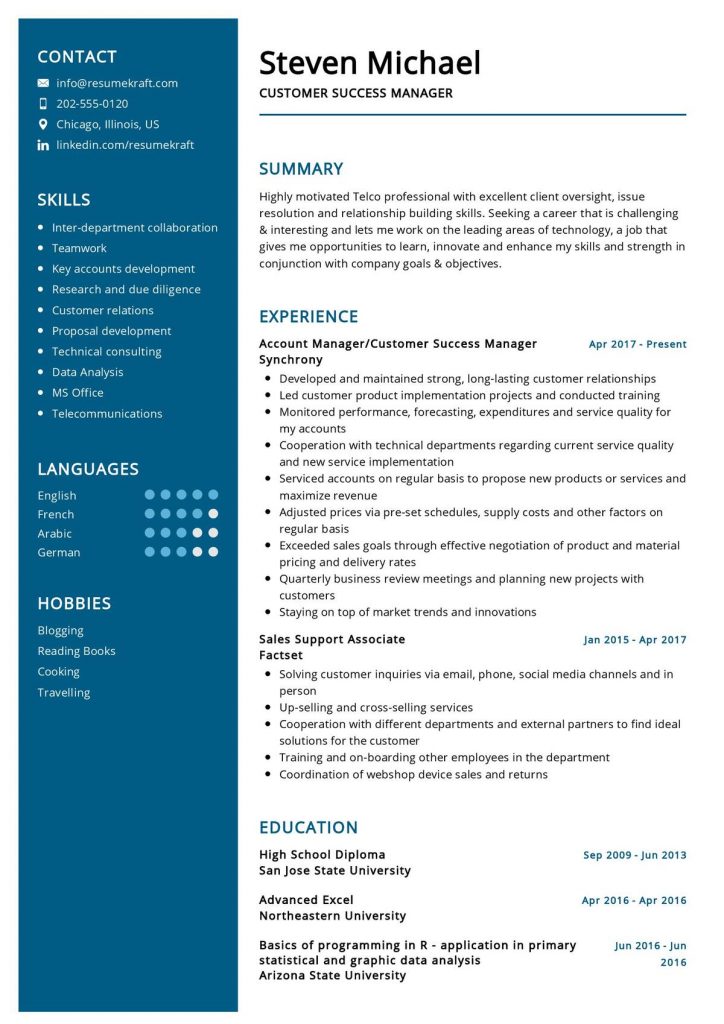 Sales and Marketing Resume Samples - Page 2 of 8 2022 - ResumeKraft