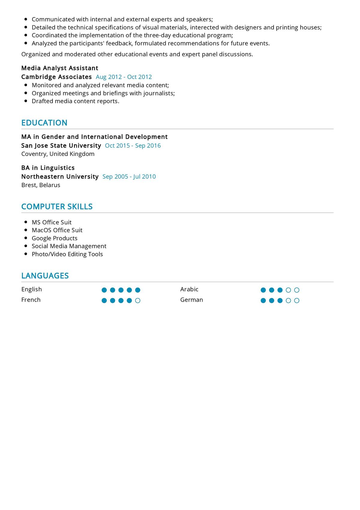 Learning and development manager resume 2021 writing guide resumekraft