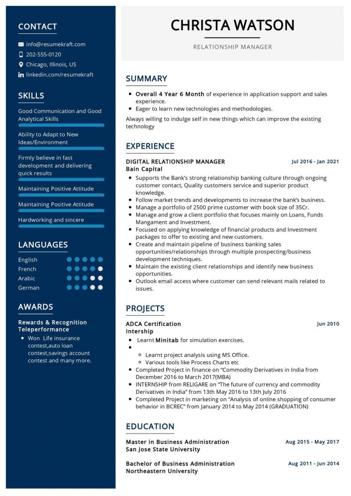 Business Resume Examples - Page 13 of 19 in 2024 - ResumeKraft