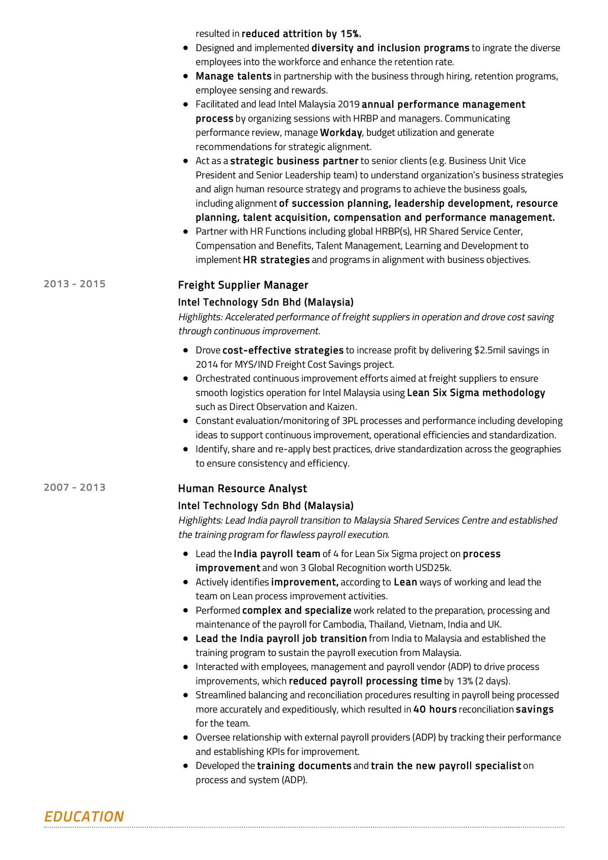 Senior HR Business Partner Resume In 2024 ResumeKraft   Senior HR Business Partner Resume 2 