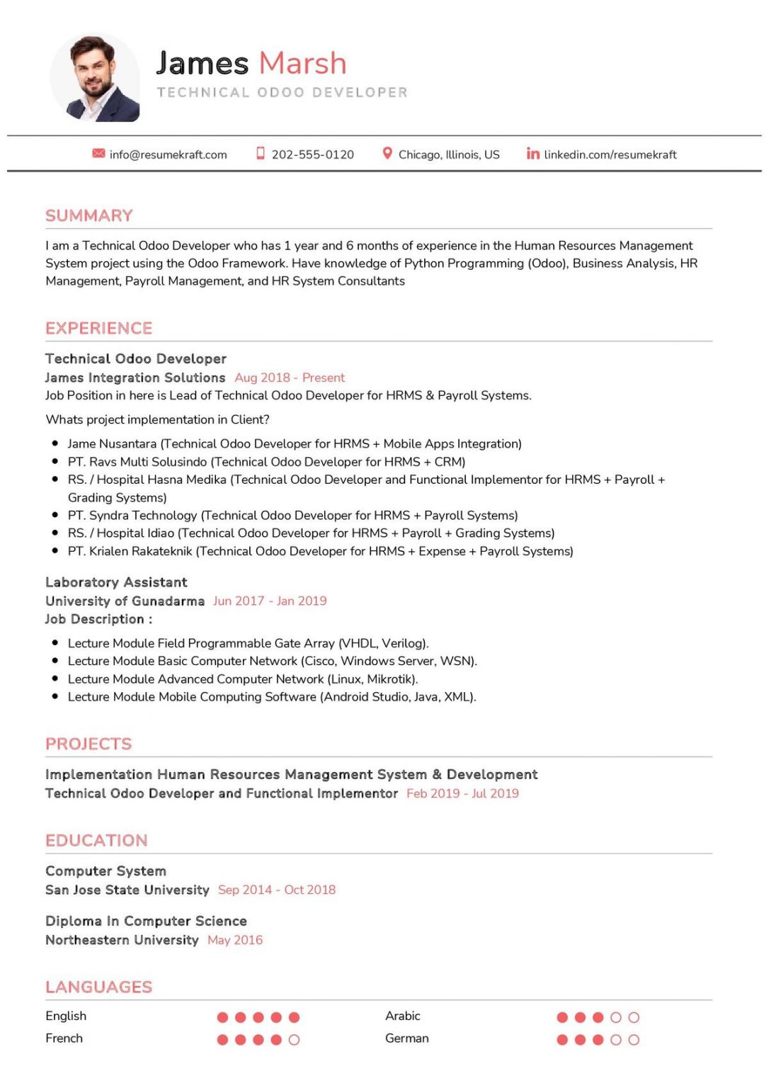 400+ Professional Resume Samples for 2021 | ResumeKraft