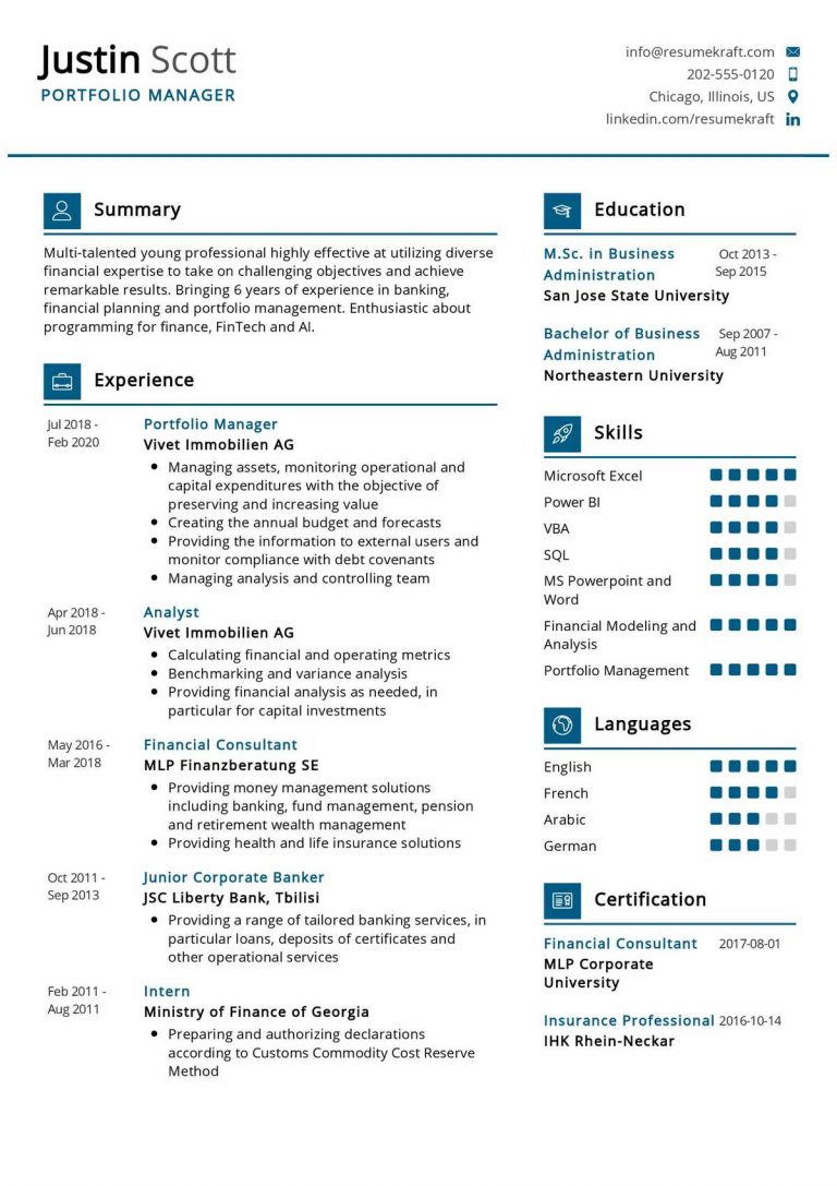 CV Format Guide With 18+ Examples and Tips in 2024 - ResumeKraft