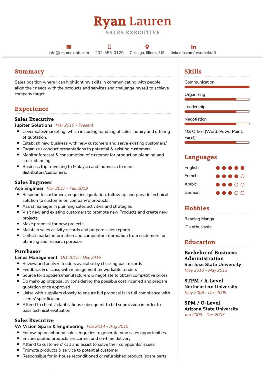 50+ Good CV Examples with Writing Guide for 2024 | Writing Tips ...