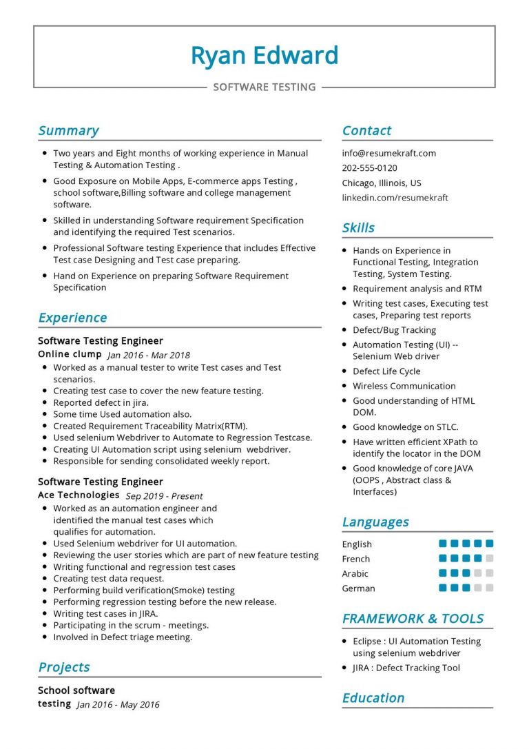 The Best CV Format For Freshers with Writing Guide in 2024 ResumeKraft