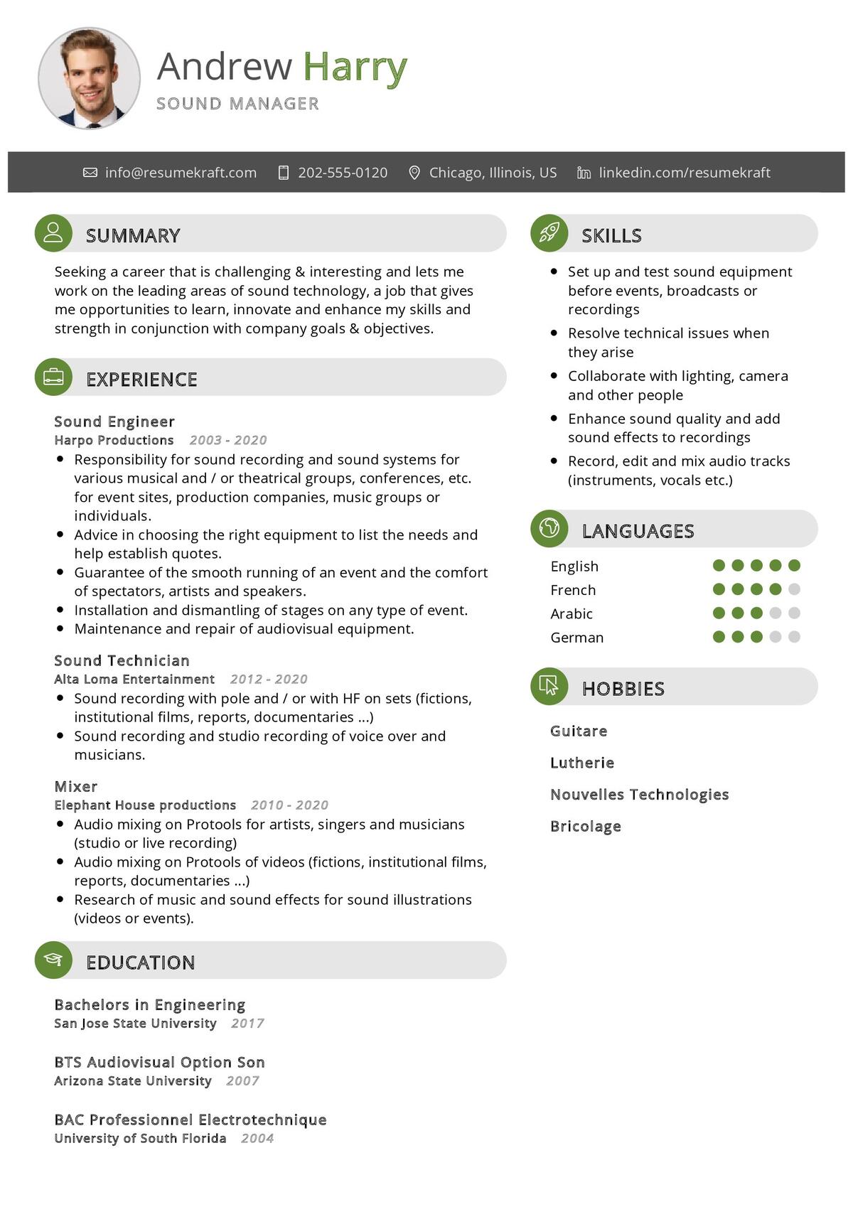 50+ Good CV Examples with Writing Guide in 2025 - ResumeKraft