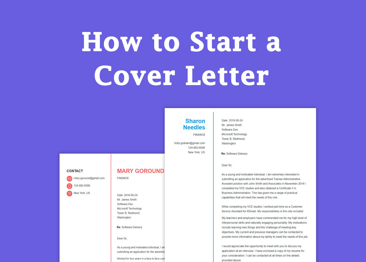 How to Start a Cover Letter