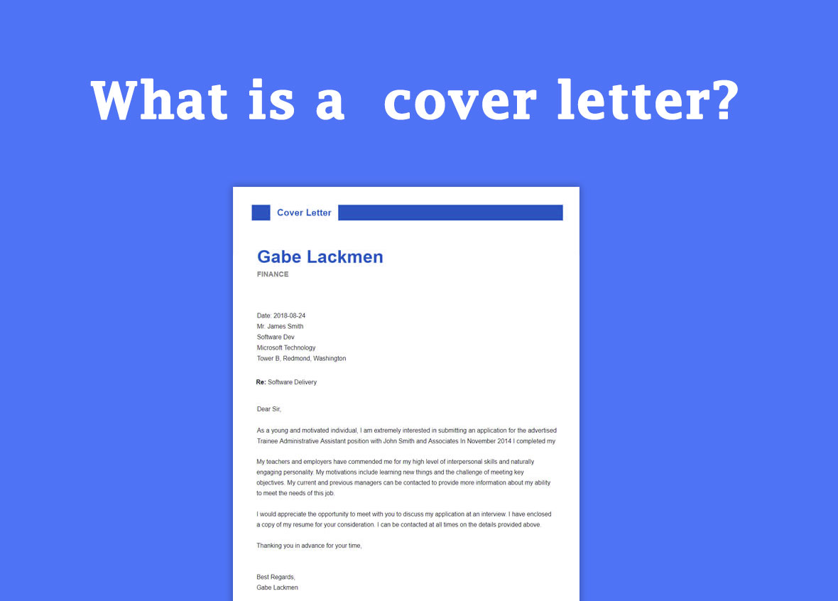 5 types of cover letter
