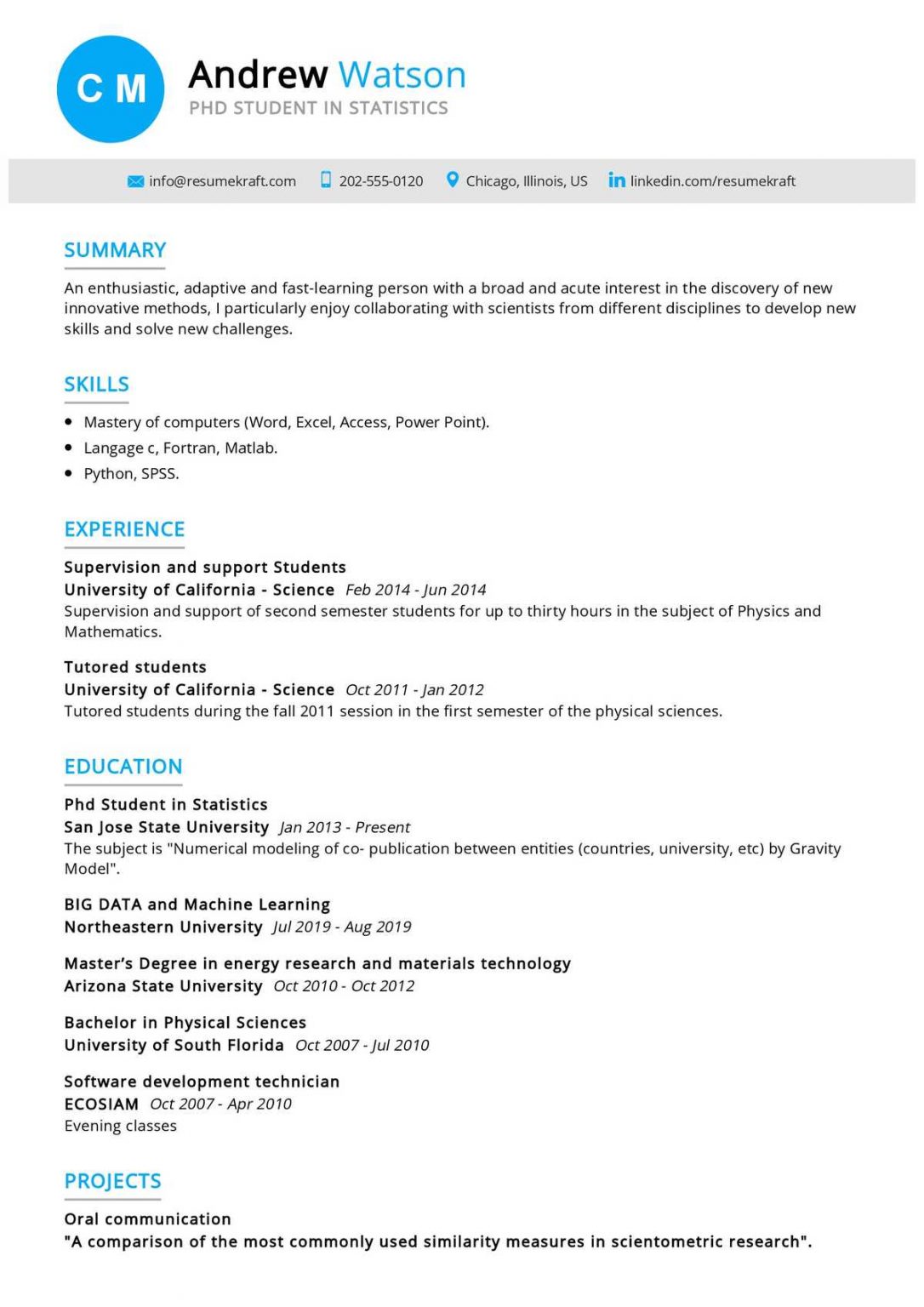 Student CV template + 16 CV examples in 2024 - ResumeKraft