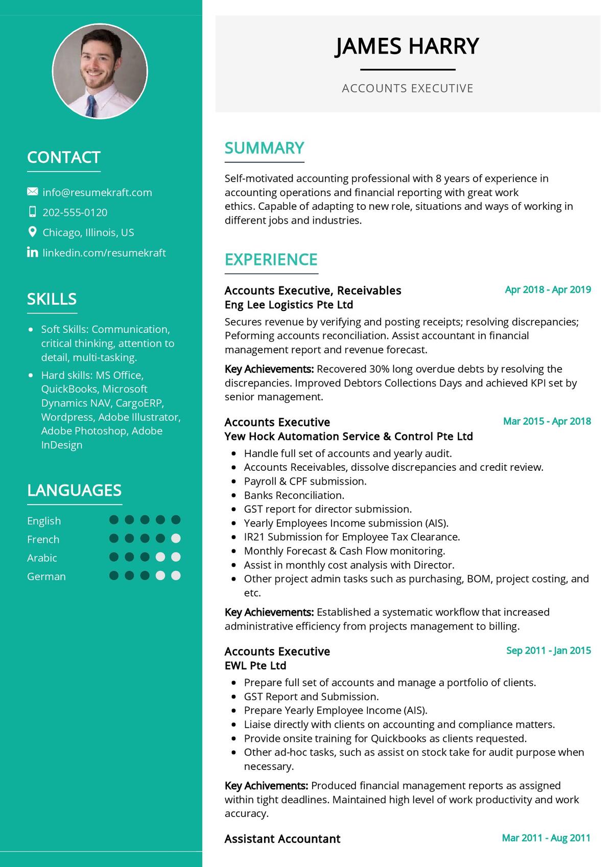 cv for account executive Account executive cv examples, samples & tips ...