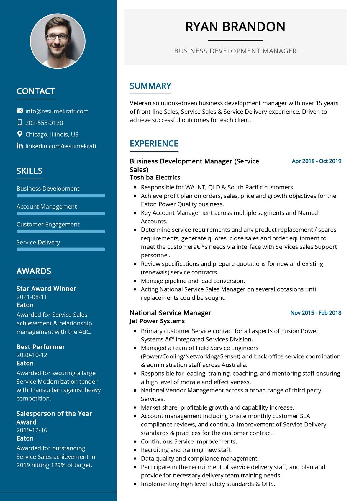 business-development-manager-cv-sample-in-2024-resumekraft