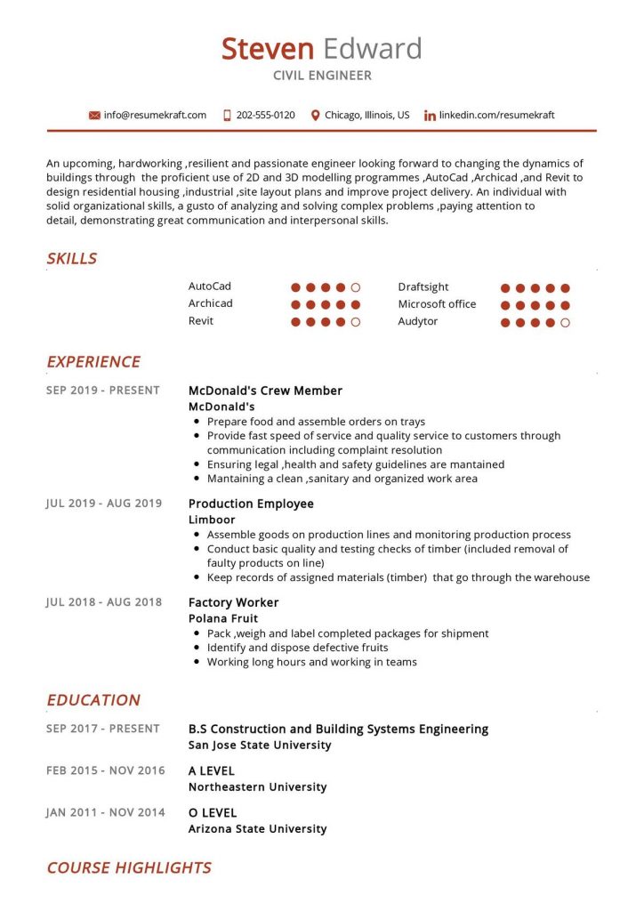 CV Samples - Page 13 of 15 2023 - ResumeKraft