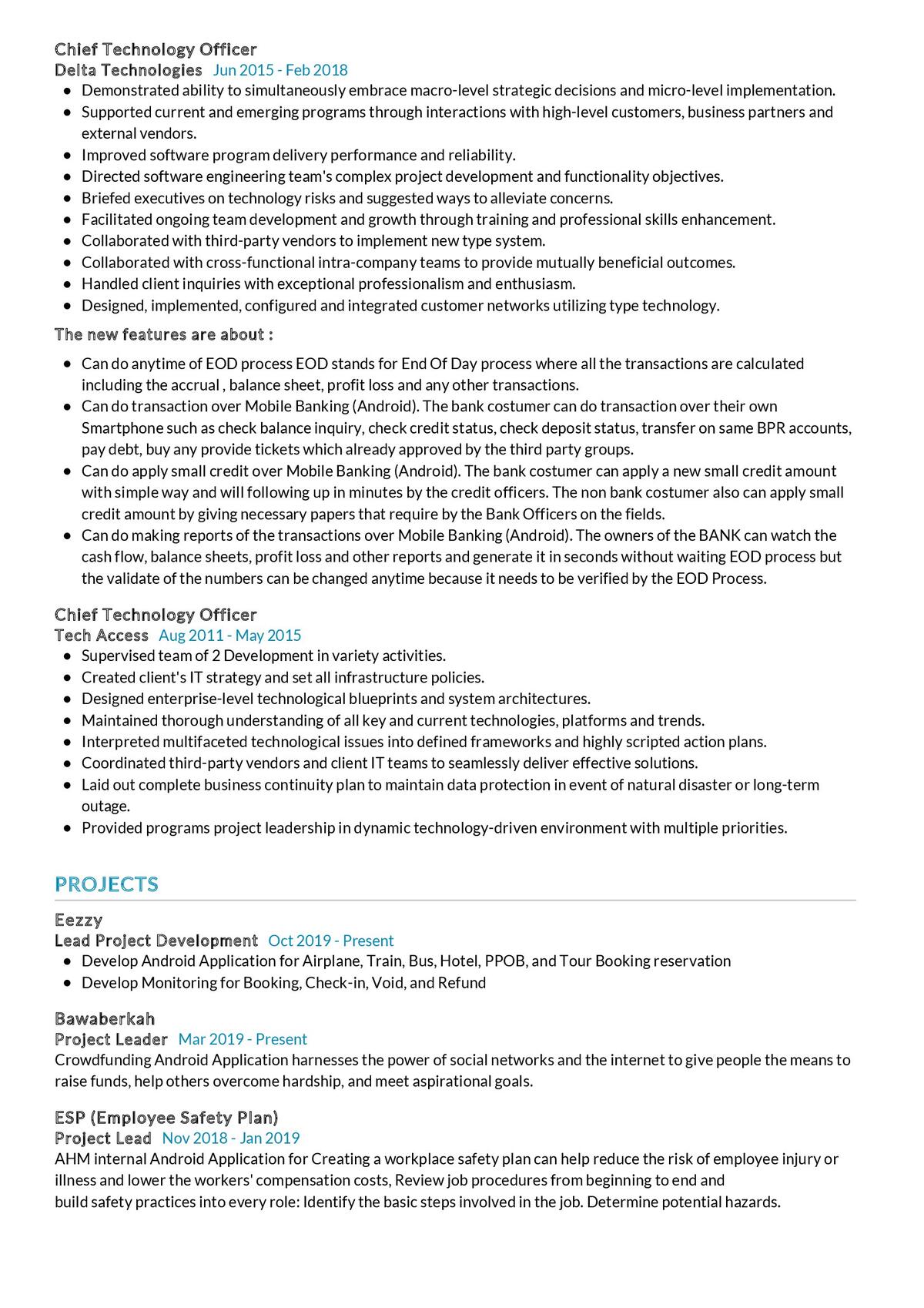 Project Manager CV Template in 2024 - ResumeKraft