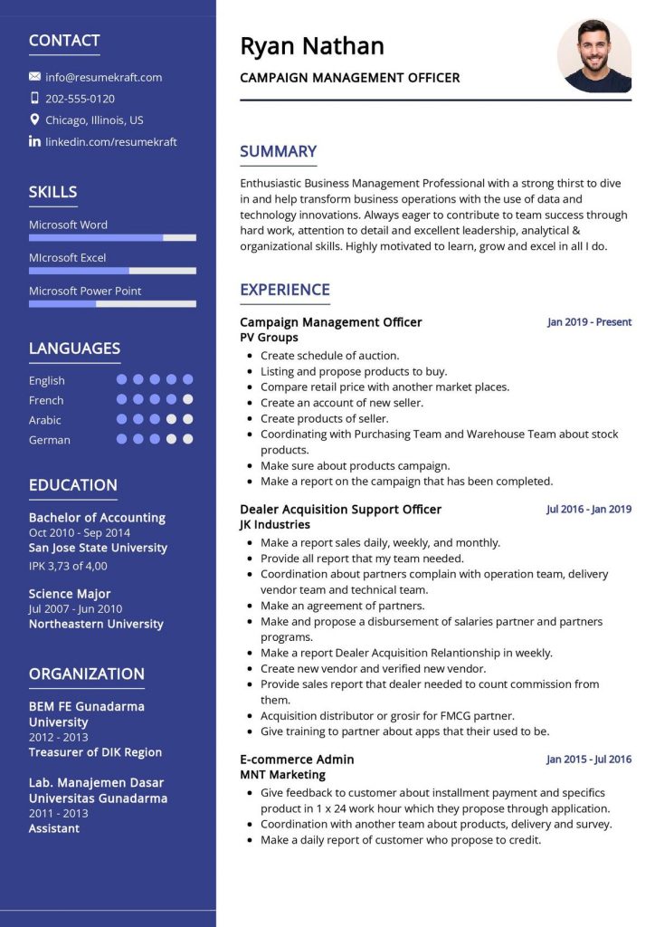 900+ Professional Resume Samples for 2022 | ResumeKraft