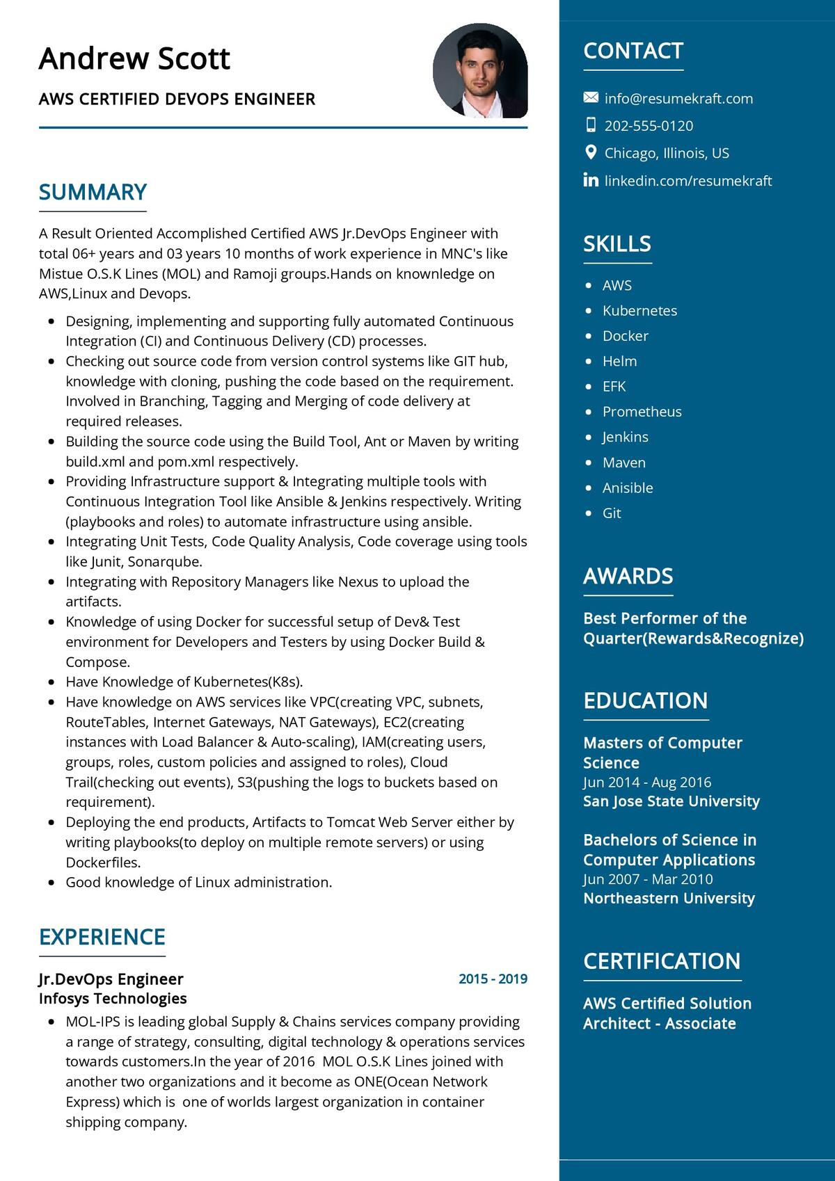 lead-devops-engineer-resume-sample-kickresume