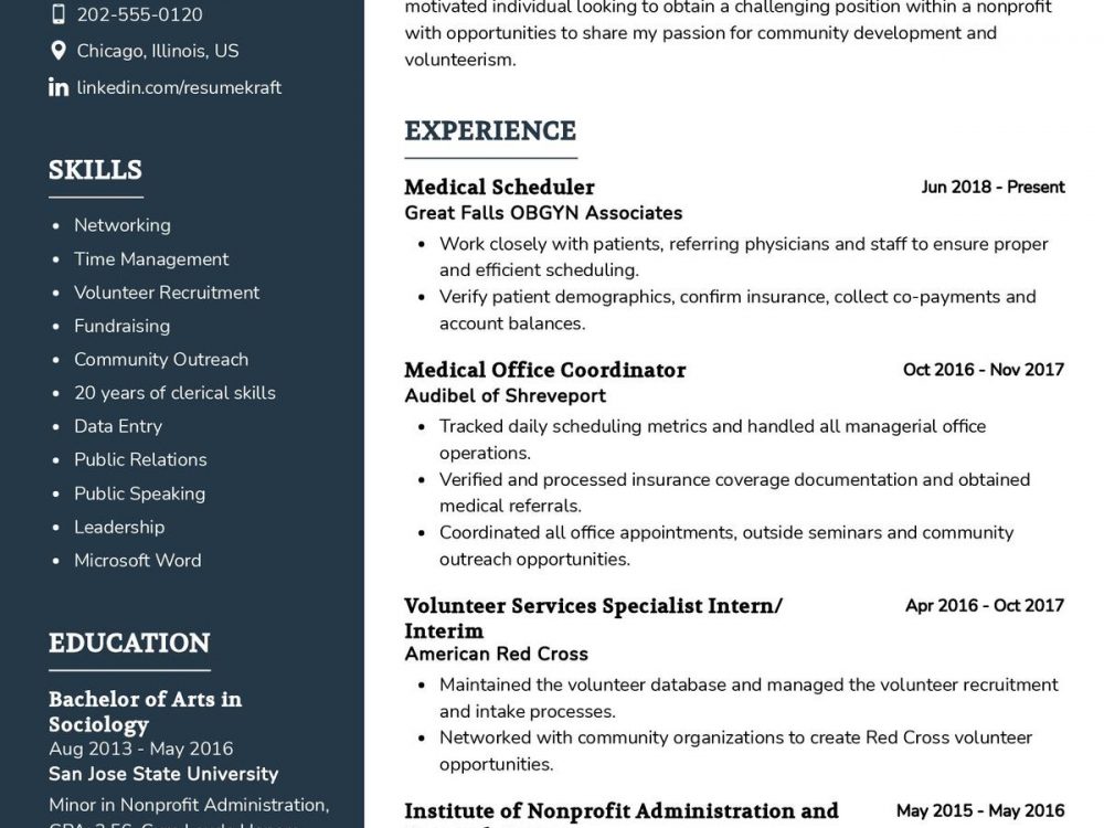 Medical Office Specialist CV Example