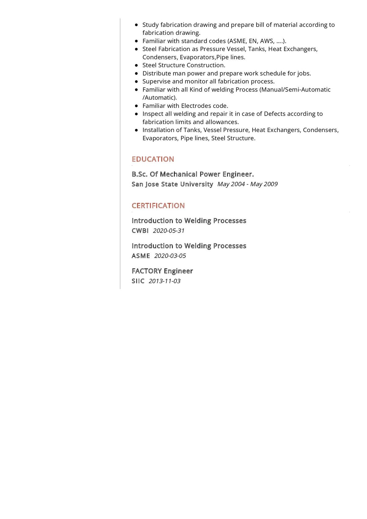 Senior Mechanical Engineer CV Sample In 2024 ResumeKraft