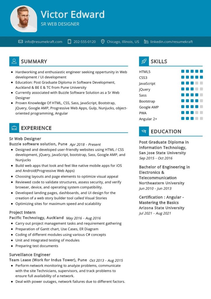 CV Samples - Page 9 of 15 2023 - ResumeKraft