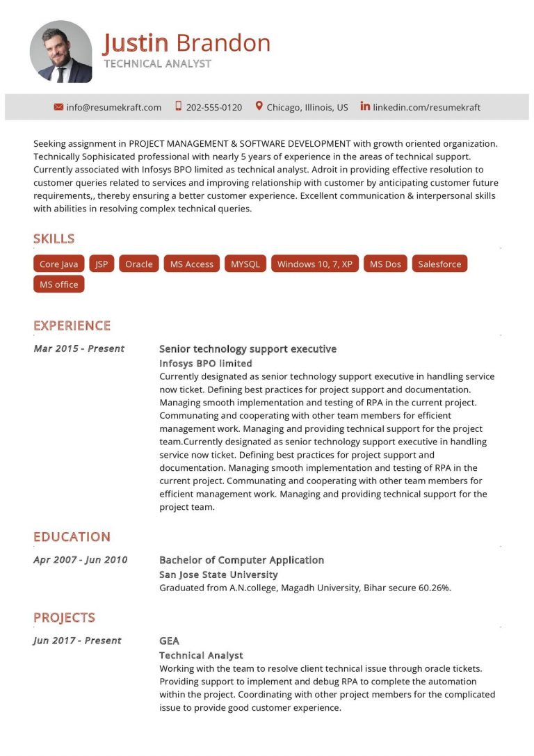 900+ Professional Resume Samples for 2022 | ResumeKraft