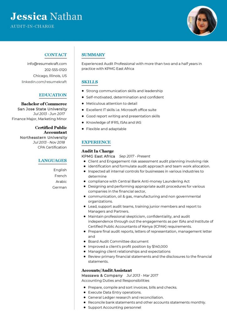 CV Samples - Page 2 of 15 2023 - ResumeKraft