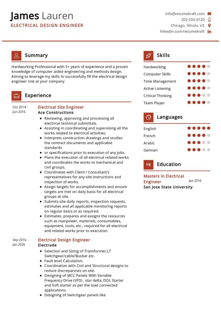 CV Samples - Page 3 of 15 2023 - ResumeKraft