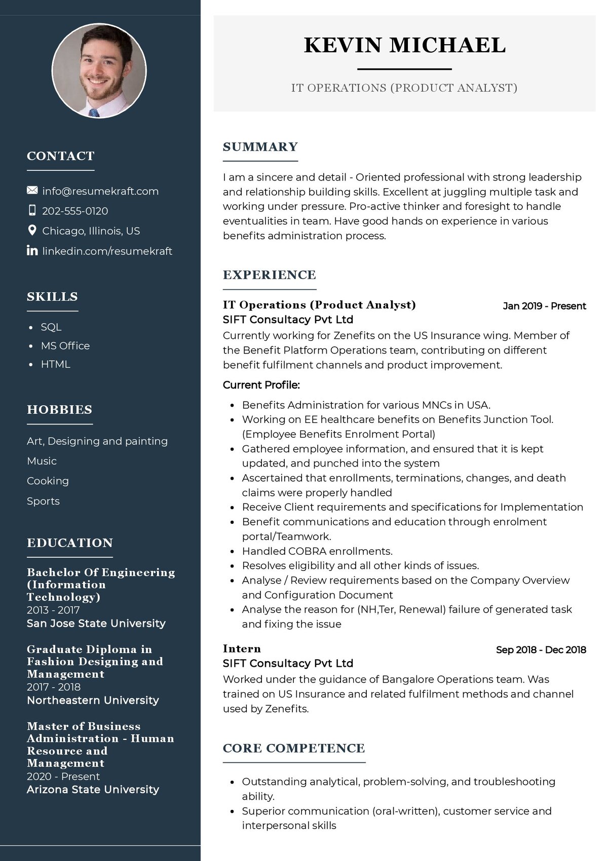 Product Analyst Resume Template in 2024 ResumeKraft