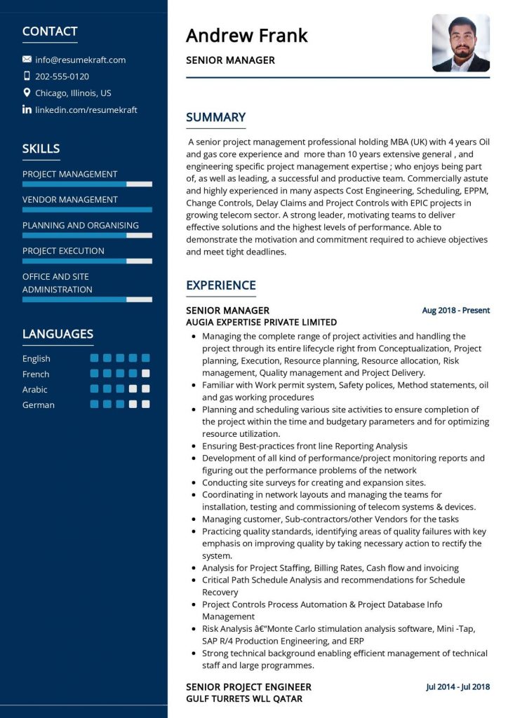 CV Samples - Page 3 of 15 2023 - ResumeKraft