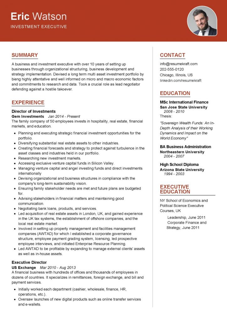 900+ Professional Resume Samples for 2022 | ResumeKraft