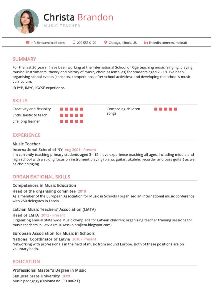 900+ Professional Resume Samples for 2022 | ResumeKraft